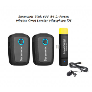 Saramonic Blink 500 B4 2-Person Wireless Omni Lavalier Microphone iOS